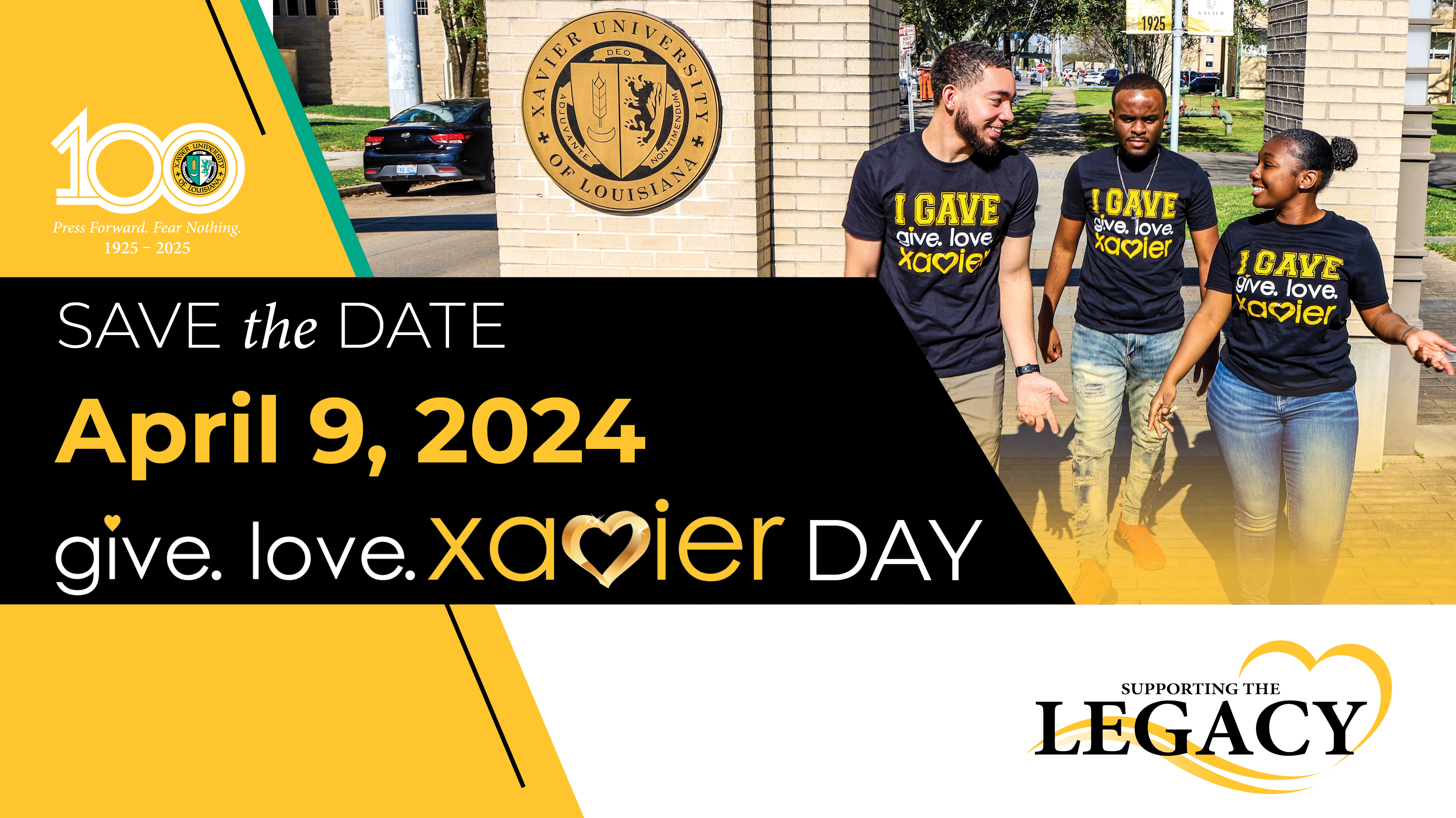 April 9, 2024 - Join us for Give. Love. Xavier Day