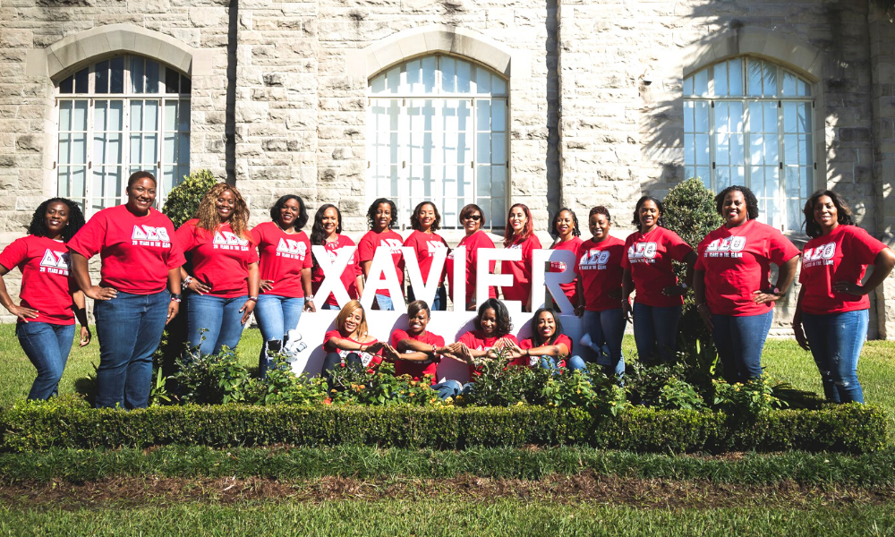 Dr. Monica White and her sorority sisters