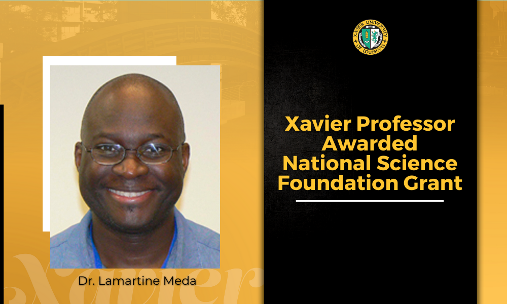 Dr. Meda’s project “Investigation of Interfacial Chemical and Ion Transport in Solid Inorganic-Polymer Electrolyte” recently received a National Science Foundation (NSF) Excellence in Research Award. Dr. Meda applied for the grant, totaling $513,443. Dr. Jennifer Schaefer of the University of Notre Dame and Co-Principal Investigator of the project, is collaborating with Dr. Meda and his research team.