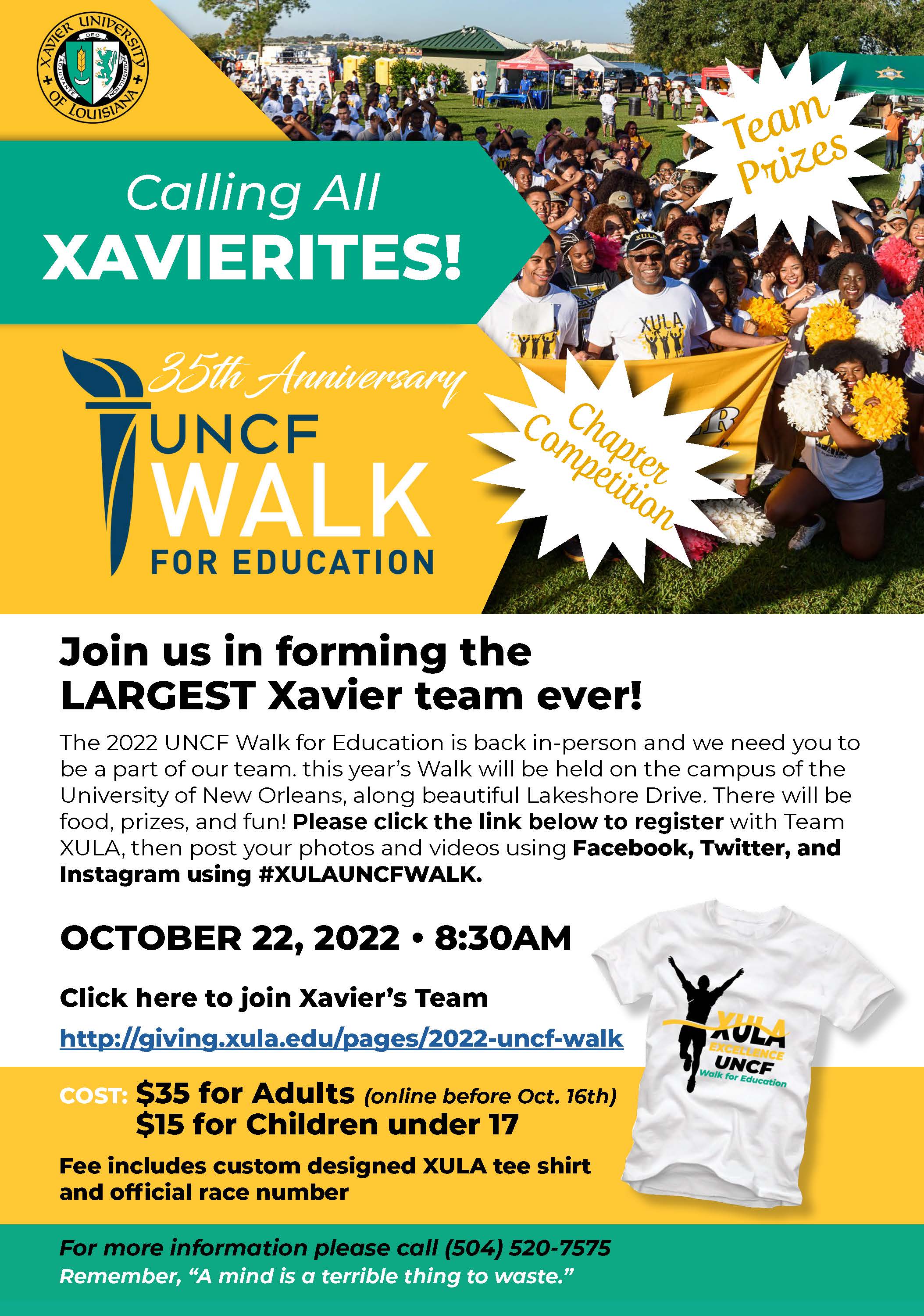 35th Anniversary UNCF Walk for Education