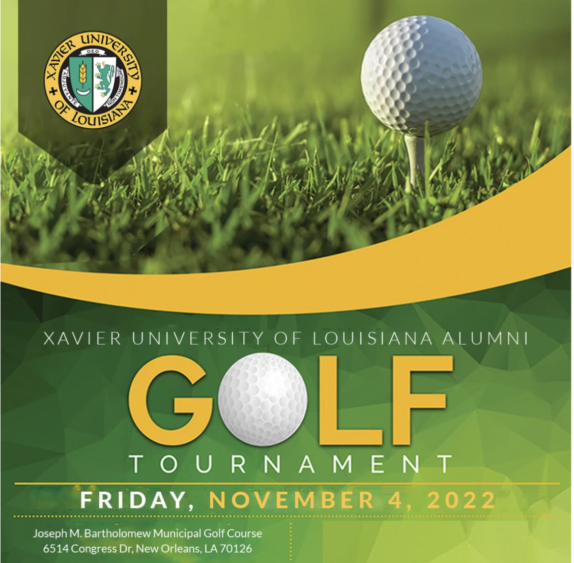 Alumni Golf Tournament Xavier University of Louisiana