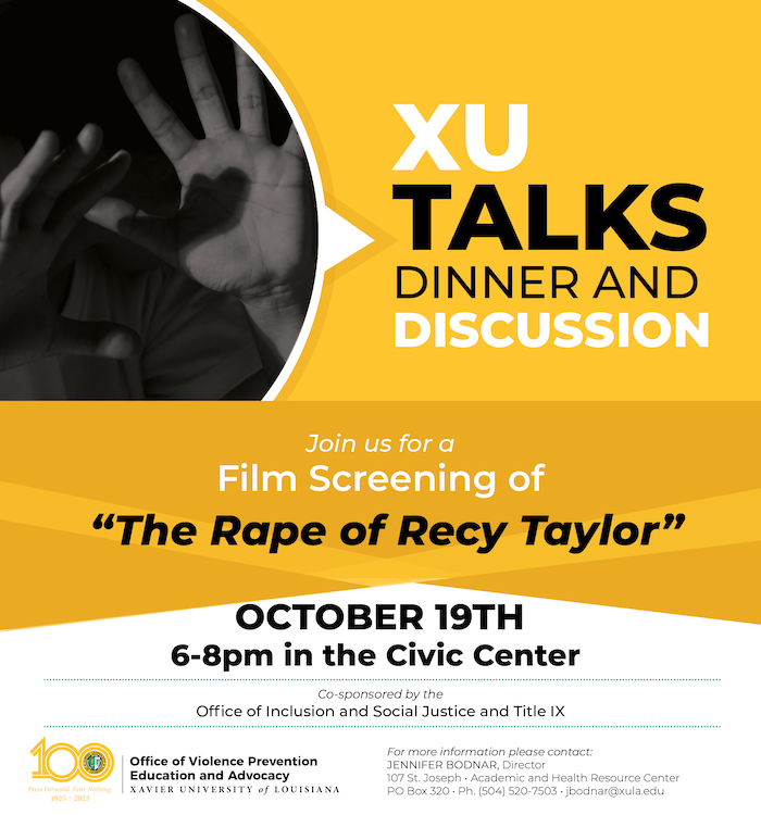 XU Talks on The Rape of Recy Taylor