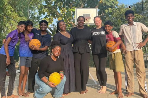 As recipients of the Benjamin A. Gilman Scholarship, Exponential Honors co-presidents Nandipha DuBois and Aarinii Rhaiielle spent the winter and spring semesters studying at Rajagiri College of Social Sciences in Kerala, India, where they explored community initiatives focused on youth development, women's empowerment, and wellbeing.