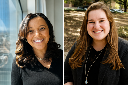 Melissa R. Turner (left) and Taylor Magaw (right)