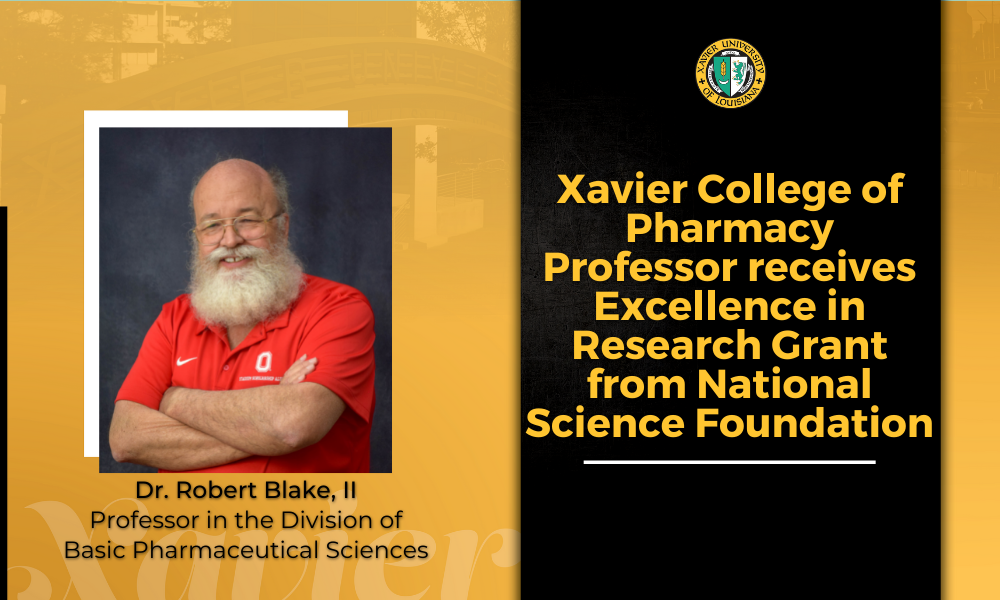 Dr. Robert Blake of the College of Pharmacy receives grant from the NSF