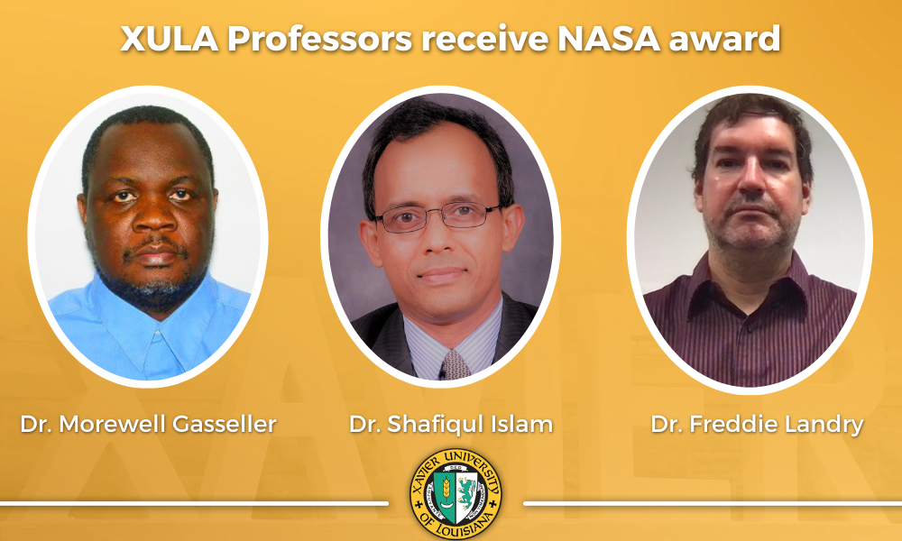 Xavier University of Louisiana Professors receive NASA award 