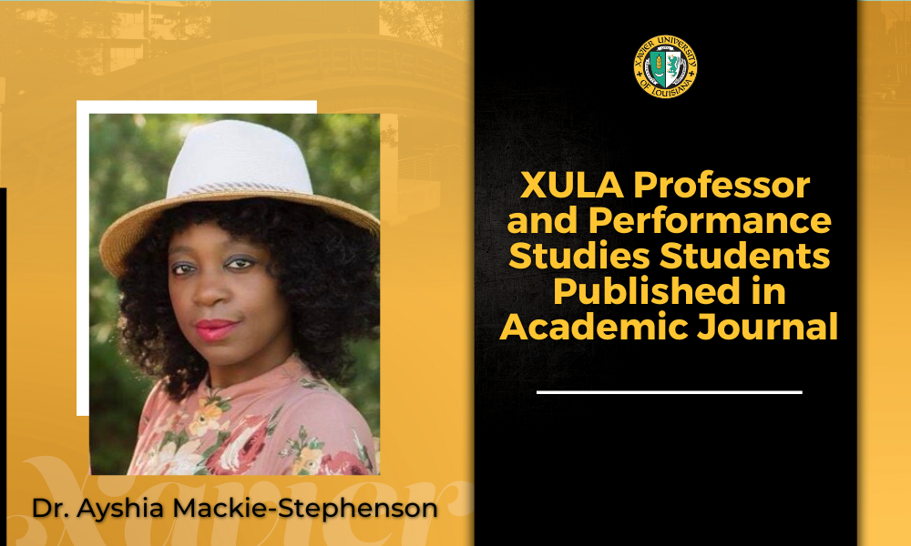 XULA Professor and Performance Studies Students Published in Academic Journal