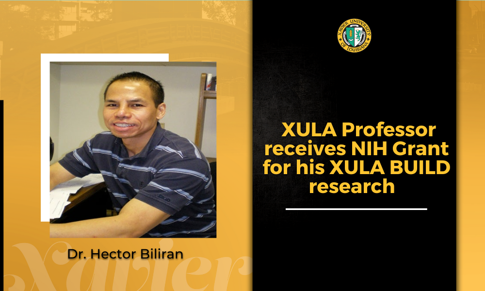 In Researching Ways to Fight a Deadly Cancer, a XULA Professor Receives NIH Grant for his XULA BUILD Research