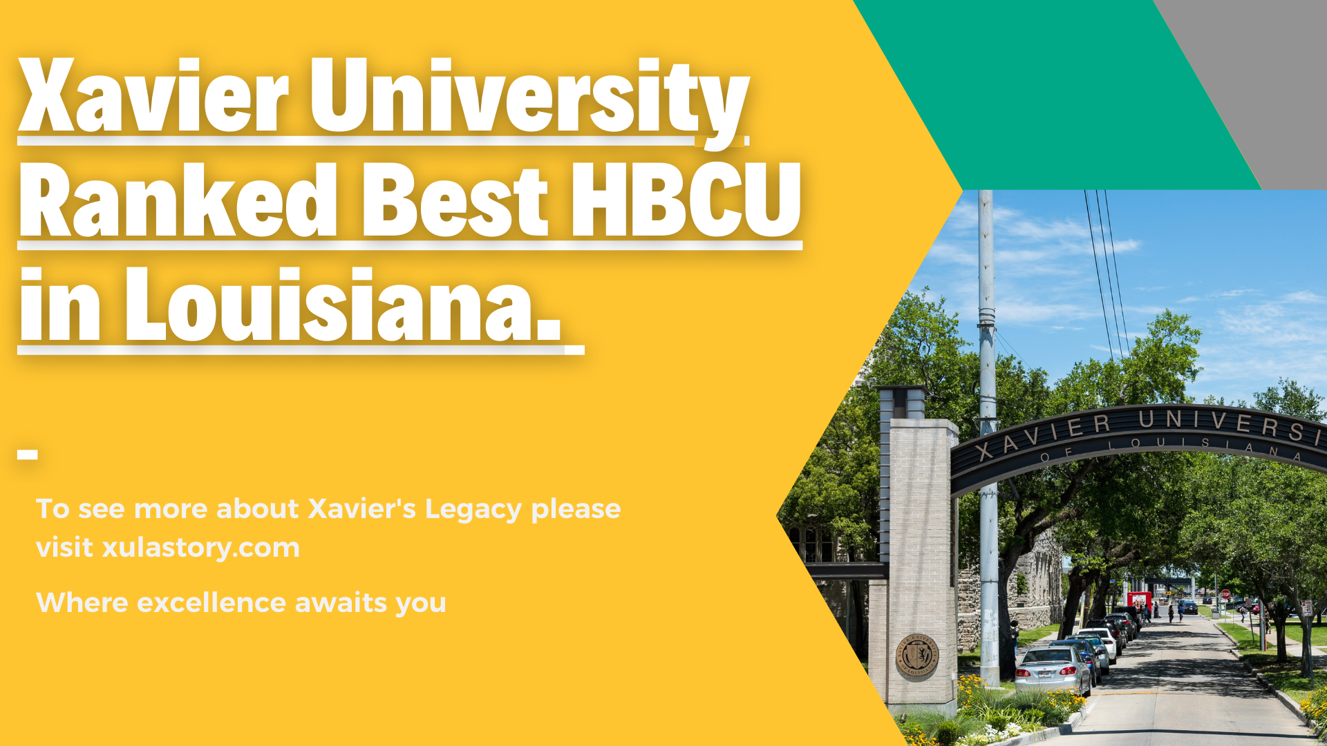 Xavier University is Ranked the #1 HBCU In Louisiana!