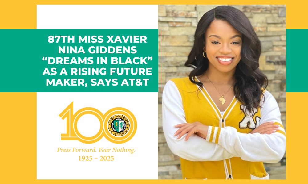 87th Miss Xavier “Dreams in Black” as a Rising Future Maker, says AT&T