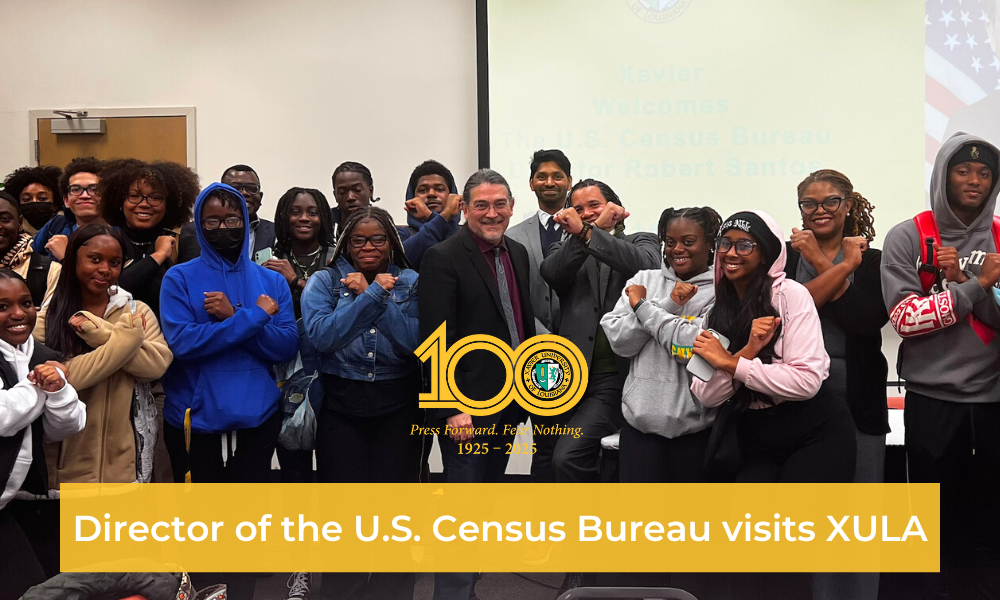 Director of the U.S. Census Bureau visits Xavier,  offers words of wisdom to Xavierites seeking positive change