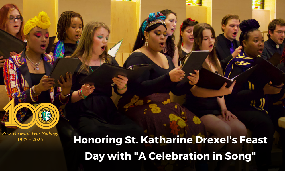 “A Celebration in Song” honored St. Katharine Drexel and the Sisters of the Blessed Sacrament on Xavier Foundress’ Feast Day