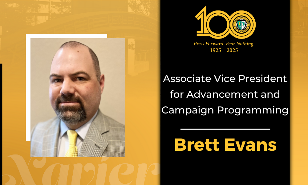 Xavier University of Louisiana Names Brett Evans as Associate Vice President for Advancement and Campaign Programming