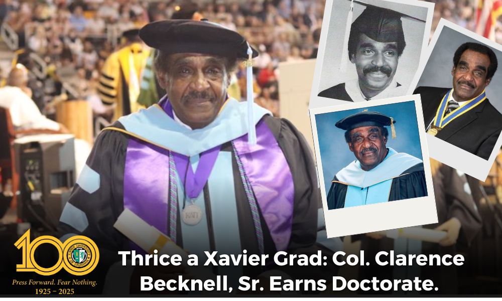 Thrice a Xavier Grad: Decorated Military Vet, former Morris Jeff Elementary Principal and Zulu Historian Earns Doctorate from Xavier University of Louisiana