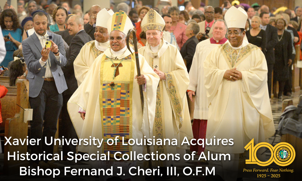 Xavier University of Louisiana Acquires Historical Special Collections of Alum Bishop Fernand J. Cheri, III, O.F.M.
