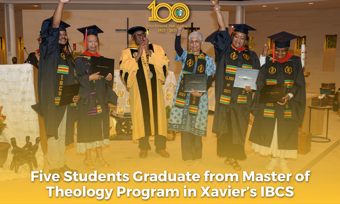 Five Students Graduate from Master of Theology Program in Xavier’s IBCS