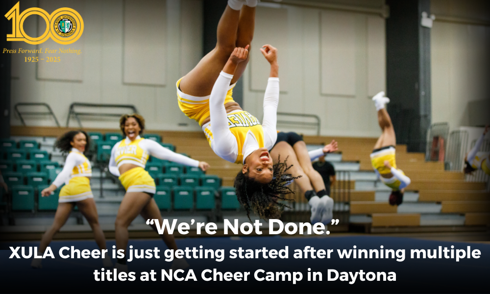 XULA Cheer wins multiple titles at NCA Cheer Camp in Daytona 