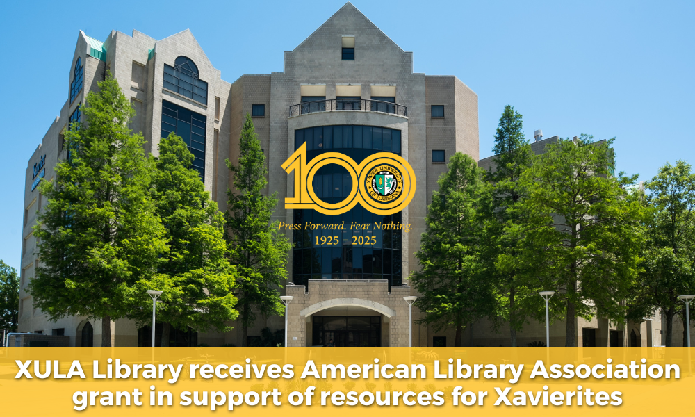 XULA Library receives American Library Association grant in support of resources for Xavierites