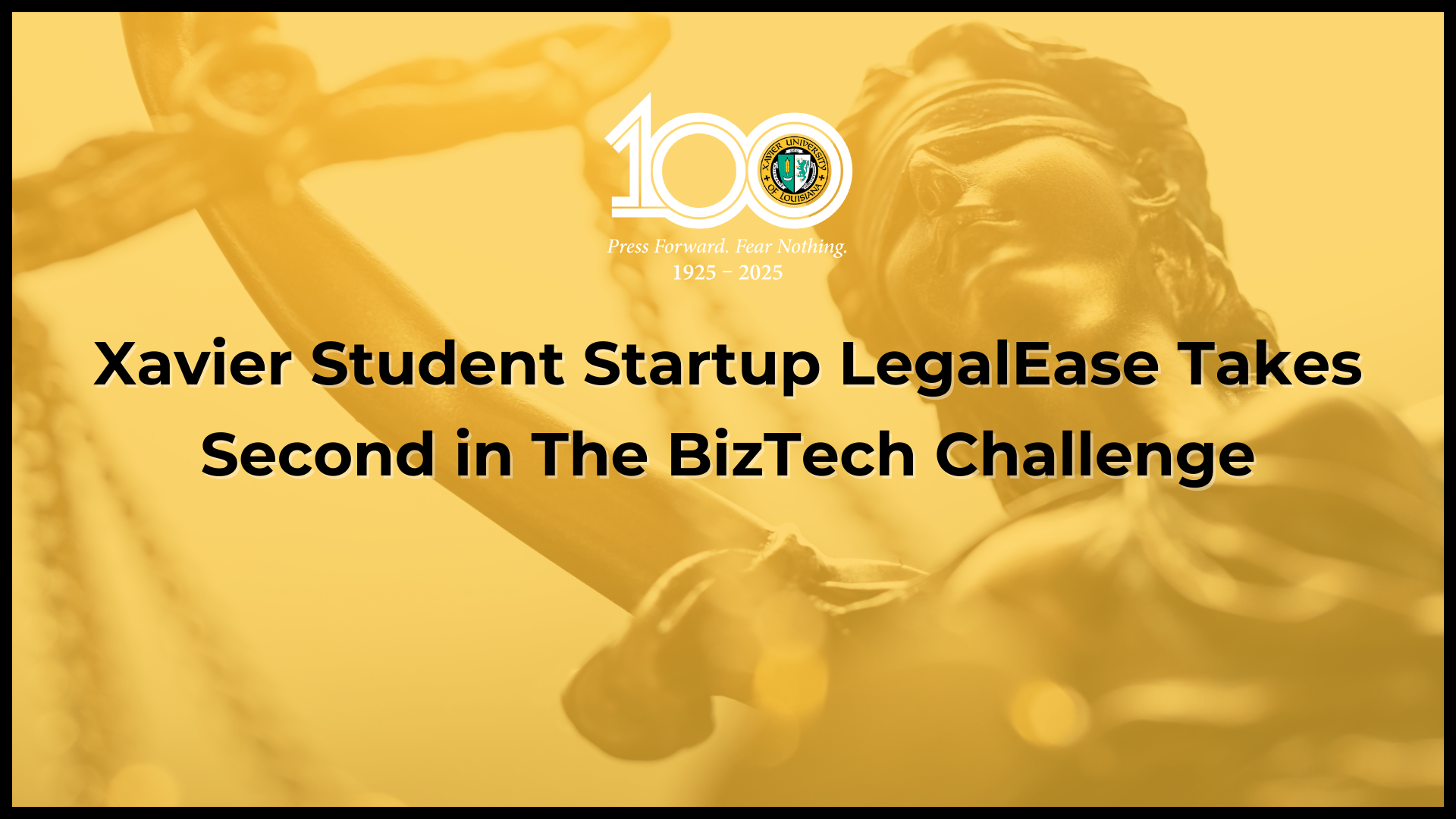 Xavier Student Startup LegalEase Takes Second in The BizTech Challenge