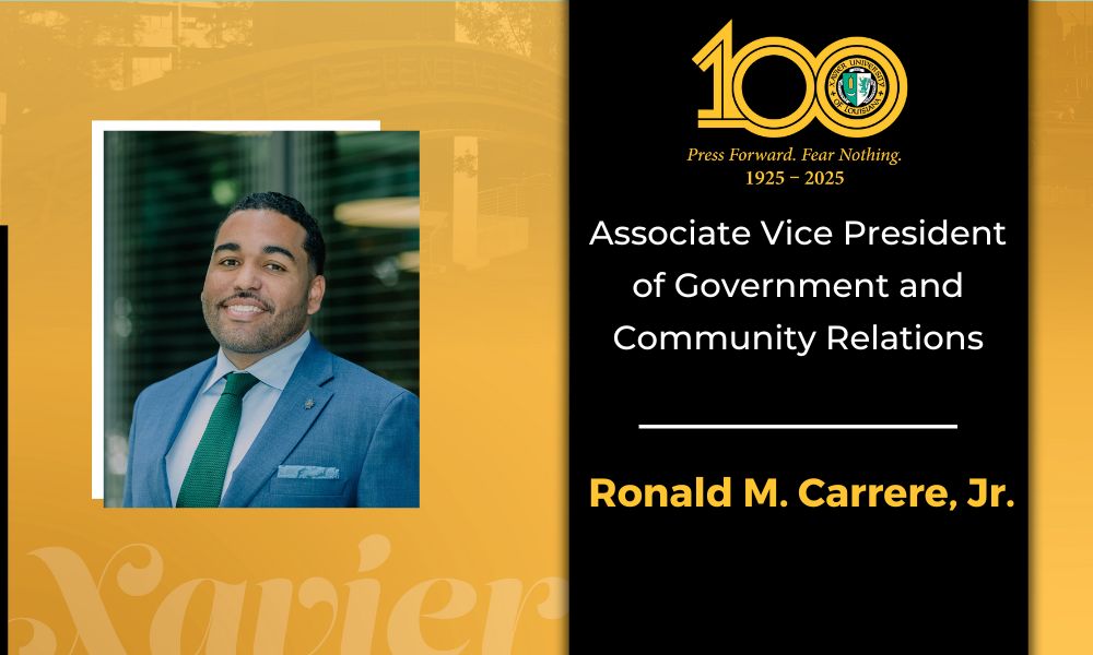 Xavier University of Louisiana Names Ronald M. Carrere, Jr. as Associate Vice President of Government and Community Relations