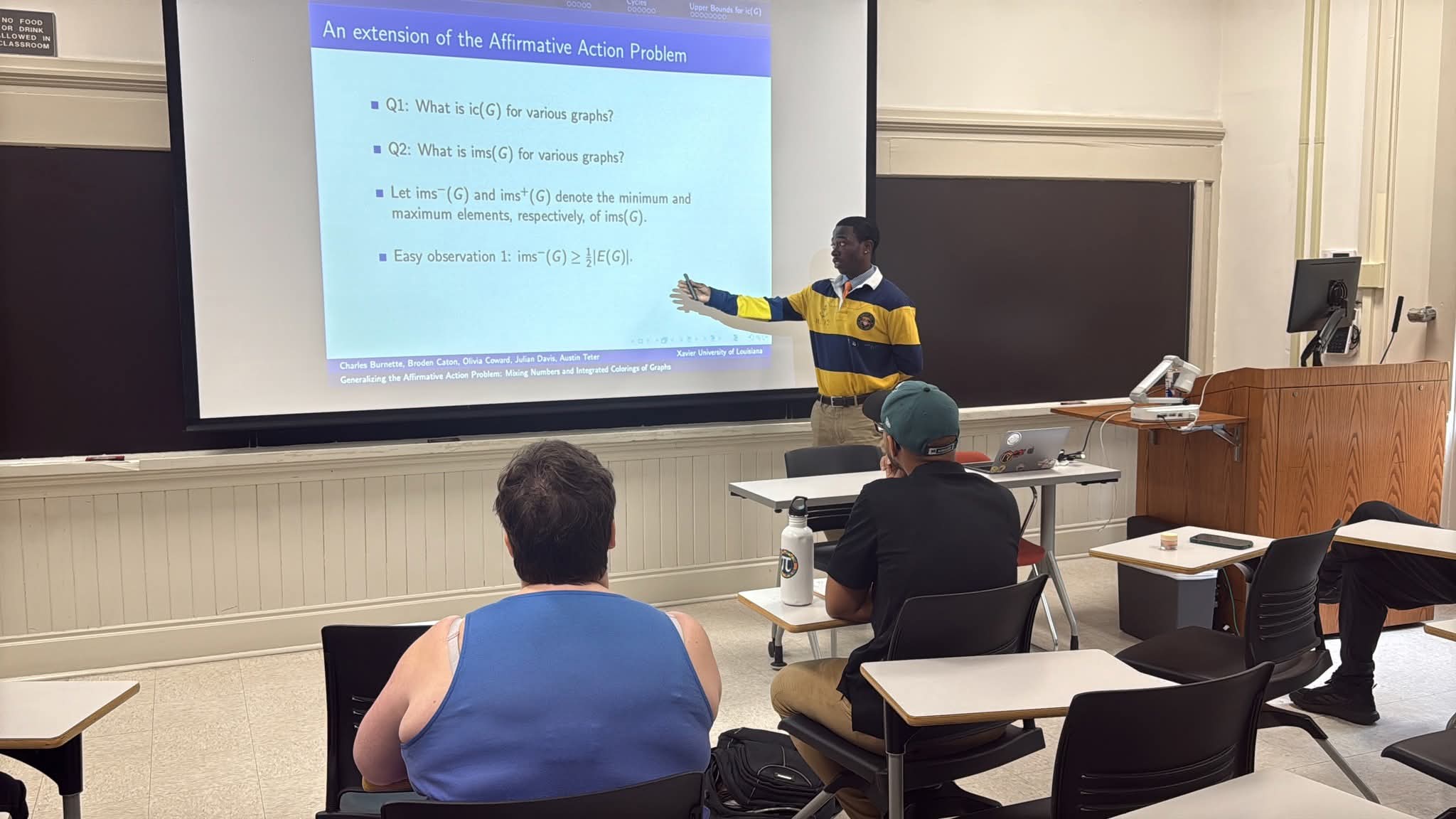 Julian Davis’ invited talk in Charles Burnette and Diego Villamizar Rubiano's special session. 