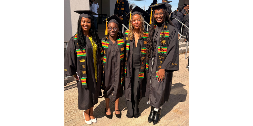 L to R: Embre Martin, Kailey Pritchett, Tamia Tezeno, and Alyssa Studvent
