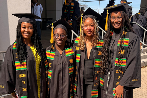 L to R: Embre Martin, Kailey Pritchett, Tamia Tezeno, and Alyssa Studvent